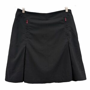 Nike Golf Fit Dry Performance Skort Women's 10 Medium Pleated Black Stretchy